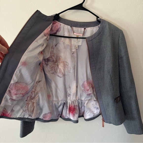 Ted Baker Nadae Cropped Bow Detail Jacket - Picture 5 of 10